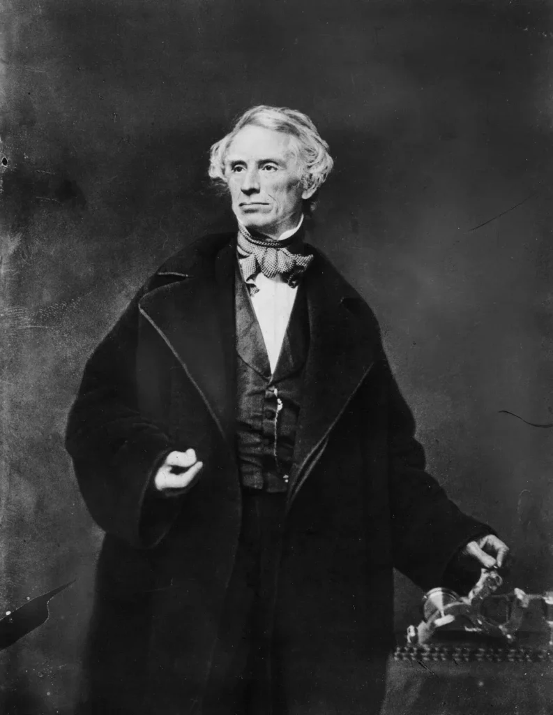Samuel FB Morse telegraph photo Mathew Brady
