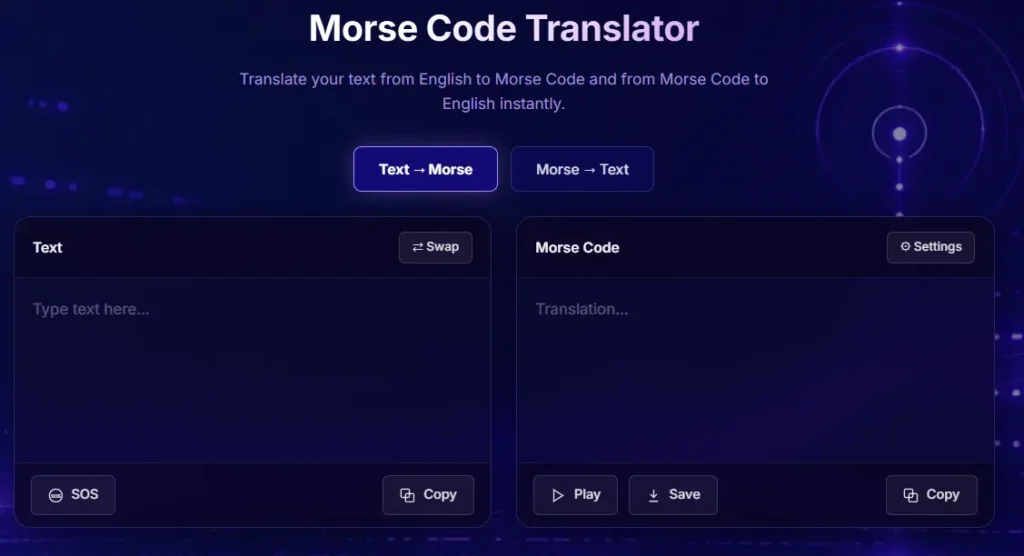 texttomorse